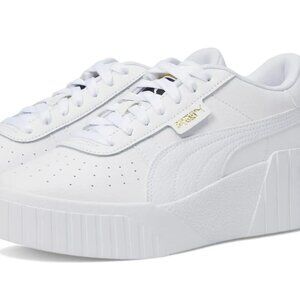 Puma Cali Wedge, Puma White, Size 9.5 Width B - Medium